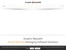 Tablet Screenshot of graphicrepublik.com